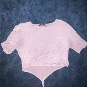 Wrap around crop top